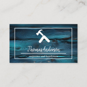 Professionele Houten Graan Rustieke Timmerwerk Visitekaartje