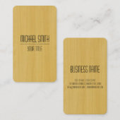 Professionele houtkorrel #10 visitekaartje (Voorkant / Achterkant)