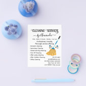 Professionele Huis Schoonmaak Daisy Retro Flyer (Enkel)