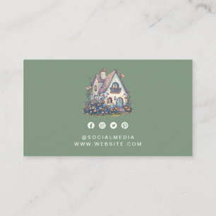Professionele Huis Zorgverlener Services QR-code Visitekaartje