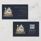 Professionele Huis Zorgverlener Services QR-code Visitekaartje (Voorkant / Achterkant)