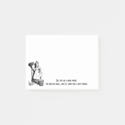 "Professionele huishouding" Post-it® Notes (Voorkant)