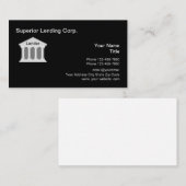 Professionele hypotheekverstrekker visitekaartje (Voorkant / Achterkant)