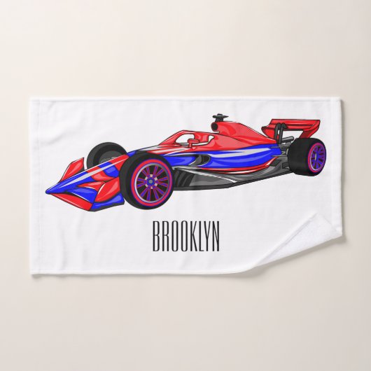 Professionele illustratie van de cartoon van racew bad handdoek (Handdoek)