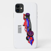 Professionele illustratie van de cartoon van racew Case-Mate iPhone case (Achterkant)