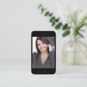 Professionele  iPhone 6-Visitekaartje Visitekaartje (Staand voorkant)