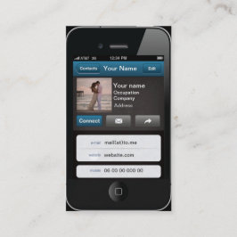 Professionele iPhone-kaart Visitekaartje