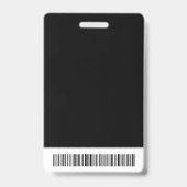 Professionele journalist Press Pass ID Badge (Achterkant)