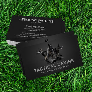 Professionele K9-training Visitekaartje