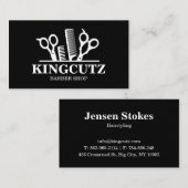 Professionele kapperszaak visitekaartjes (Voorkant / Achterkant)