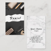 Professionele kapsels en styling visitekaartje (Voorkant / Achterkant)