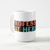 Professionele Kat Herder Coffee Cup Koffiemok (Voorkant links)