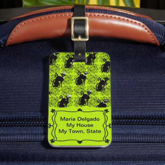 Professionele katten Bagagelabel uit (Voorkant Insitu 2)