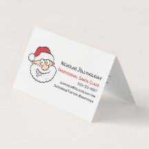 Professionele kerstman Funny Informele Cartoon