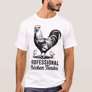Professionele Kippensteker Grappige Boerderij Humo T-shirt
