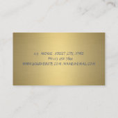 Professionele kleurrijke Lotus Gold Visitekaartje (Achterkant)