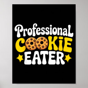 Professionele Koekjeseter Koekjesliefhebber Chocol Poster