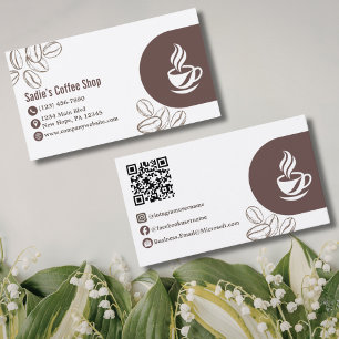 Professionele koffiebar barista modern maatwerk visitekaartje