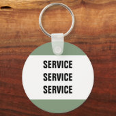 Professionele Lawn Service Sleutelhanger (Achterkant)