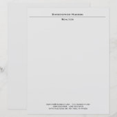 Professionele lichte grijze eenvoudige plaat (Voorkant / Achterkant)