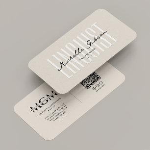 Professionele Linguïst Tolk Vertaler Zand Visitekaartje