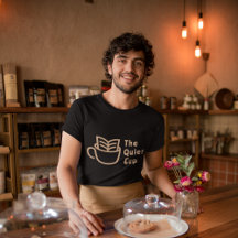 Professionele Logo coffeeshop Branded Uniform