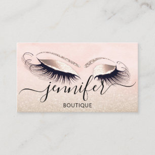 Professionele Logo Makeup artistieke Mode Glitter Visitekaartje