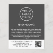 Professionele Logo QR Code Zakelijke Sjabloon Flye Flyer (Voorkant)