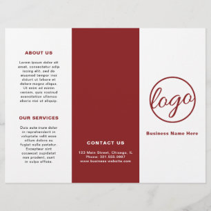 Professionele Logo Simple Bourgogne-drievoudige br