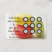 Professionele logo's - Macaroon Design 2 Klantenkaartje (Achterkant)