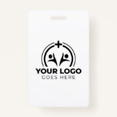 Professionele LPN foto barcode Badge (Achterkant)