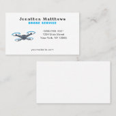 Professionele luchtdrone service visitekaartje (Voorkant / Achterkant)