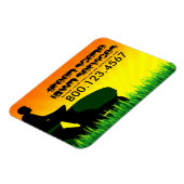 Professionele maaien gazon verzorging magneet (Linkerzijde)