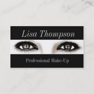 Professionele make-up artiest/Makeup Model Eyes Visitekaartje