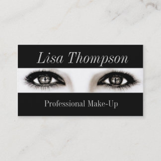 Professionele make-up artiest/Makeup Model Eyes Visitekaartje