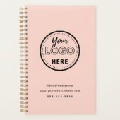 Professionele markering minimalistisch Blush Pink  Planner (Voorkant)