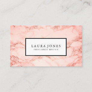 Professionele marmer visitekaartje