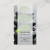 Professionele massage / Visitekaartje van de ruimt (Achterkant)