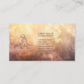 Professionele massagetherapie Lotus CHIROPRACTOR Visitekaartje (Achterkant)