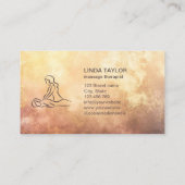 Professionele massagetherapie Lotus CHIROPRACTOR Visitekaartje (Achterkant)