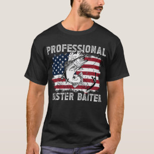 Professionele Master Baiter Funny Vissen Mannen T-shirt