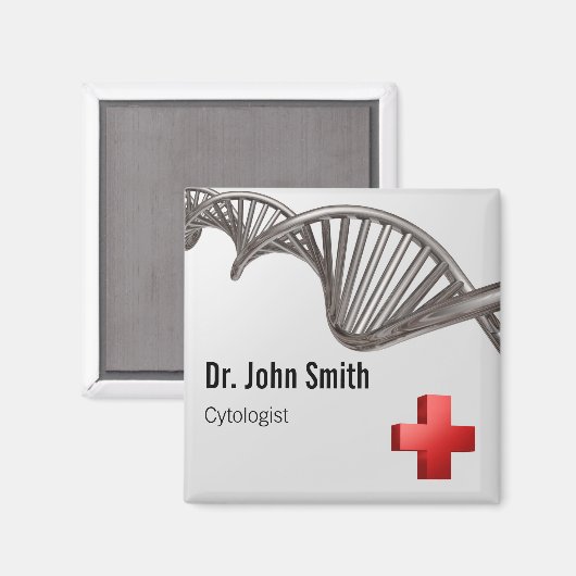 Professionele medische 3D-symbolen KruisDNA Magneet (Voorkant / Achterkant)