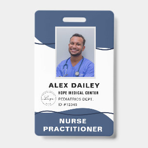 Professionele medische chirurgische dienstkaart badge