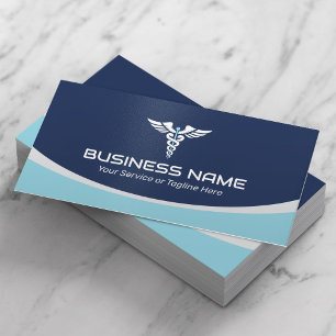 Professionele medische Logo gezondheidszorg Visitekaartje