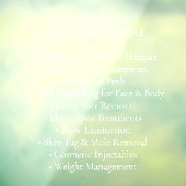 Professionele medische spa esthetische kliniek die raamsticker (Vel 3)