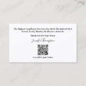 Professionele Merk Aangepaste Visitekaartjes (Achterkant)