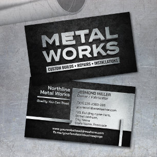 Professionele Metaalbewerking - Metaalproductie Visitekaartje