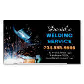 Professionele metaallaswerving magnetisch visitekaartje (Voorkant)