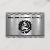 Professionele metaallaswerving visitekaartje (Voorkant)