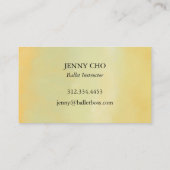 Professionele minieme Waterverf Paintborstel Visitekaartje (Achterkant)